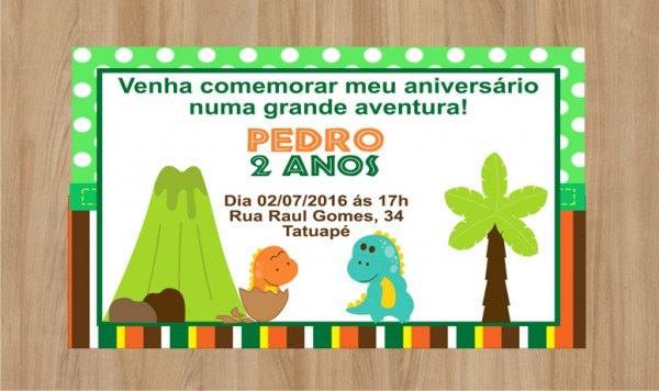 Convite Dinossauro Baby Frete Grátis No Elo7 Convite Dinossauro Baby Frete Grátis No Elo7