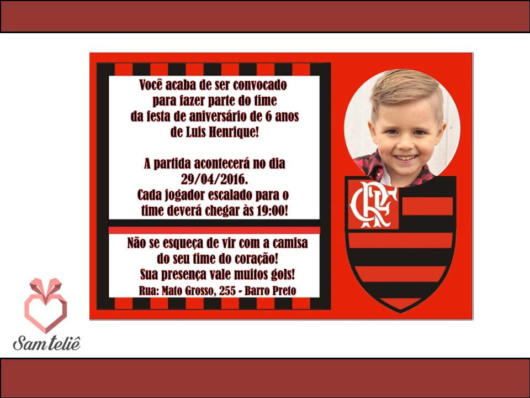 Convite Do Flamengo 40 Versões IncrÃveis + ótimas Dicas! Convite Do Flamengo 40 Versões IncrÃveis + ótimas Dicas!