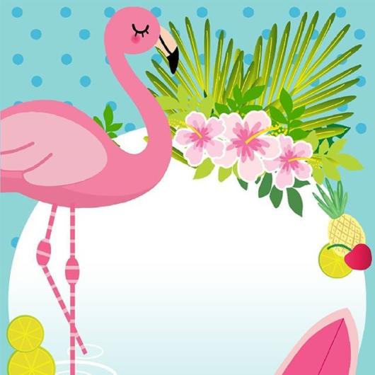 Convite Flamingo â 60 Modelos Tropicais Super Lindos E Modernos!