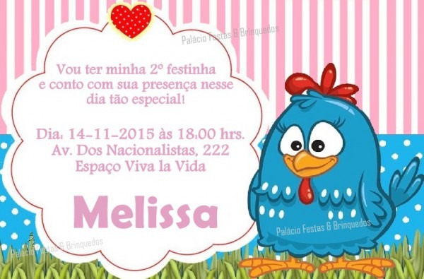 Convite Galinha Pintadinha No Elo7 Convite Galinha Pintadinha No Elo7