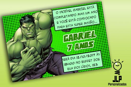 Convite Do Hulk  30 Ideias FantÃ¡sticas E Inspiradoras Para Sua Festa