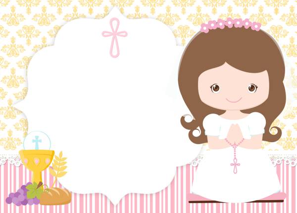 35 Convites De Primeira Comunhão Para Meninos E Meninas â Modelos 35 Convites De Primeira Comunhão Para Meninos E Meninas â Modelos