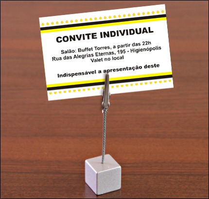 Convite Individual Convite Individual