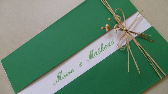 Convite Casamento Verde E Branco No Elo7 Convite Casamento Verde E Branco No Elo7