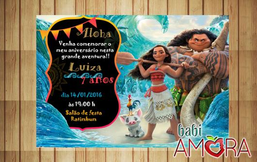 Convite Moana â 40 Ideias LindÃssimas & Modelos Para Imprimir Grátis! Convite Moana â 40 Ideias LindÃssimas & Modelos Para Imprimir Grátis!