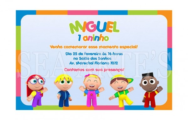 Convite Os Pequerruchos No Elo7 Convite Os Pequerruchos No Elo7