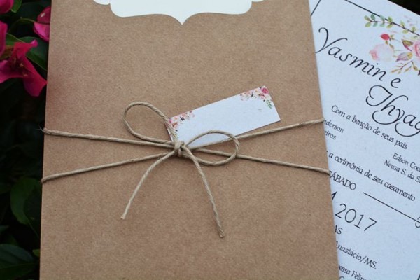 Convite Envelope Rustico Convite Envelope Rustico