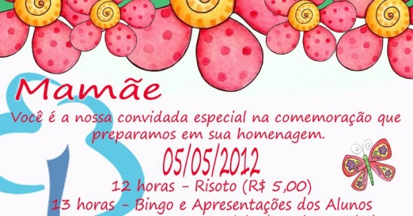 Blog Da Elvira Convite Dia Das MÃes! Blog Da Elvira Convite Dia Das MÃes!