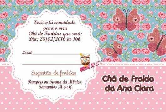 Convites Chá De Bebê â 65 Modelos Apaixonantes & Diy Passo A Passo! Convites Chá De Bebê â 65 Modelos Apaixonantes & Diy Passo A Passo!