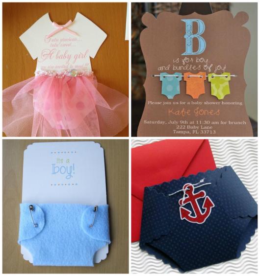 Convites Chá De Bebê â 65 Modelos Apaixonantes & Diy Passo A Passo! Convites Chá De Bebê â 65 Modelos Apaixonantes & Diy Passo A Passo!
