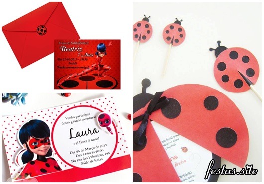 45 Convites Ladybug Miraculous â Com Inspirações Lindas Para Imprimir 45 Convites Ladybug Miraculous â Com Inspirações Lindas Para Imprimir