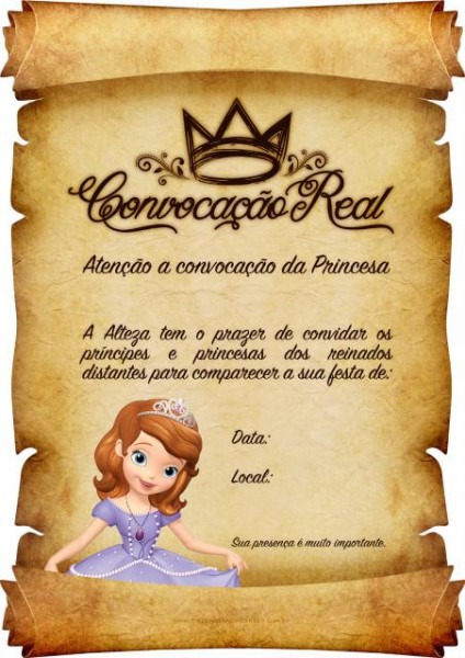 45 Convites Princesa Sofia LindÃssimos â Imprima & Faça O Seu! 45 Convites Princesa Sofia LindÃssimos â Imprima & Faça O Seu!
