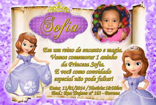 45 Convites Princesa Sofia LindÃssimos â Imprima & Faça O Seu! 45 Convites Princesa Sofia LindÃssimos â Imprima & Faça O Seu!