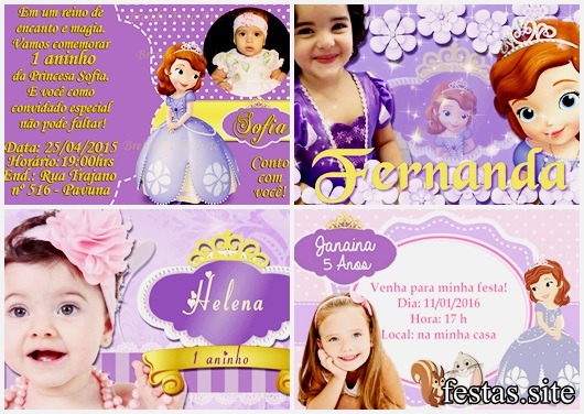 45 Convites Princesa Sofia LindÃssimos â Imprima & Faça O Seu! 45 Convites Princesa Sofia LindÃssimos â Imprima & Faça O Seu!