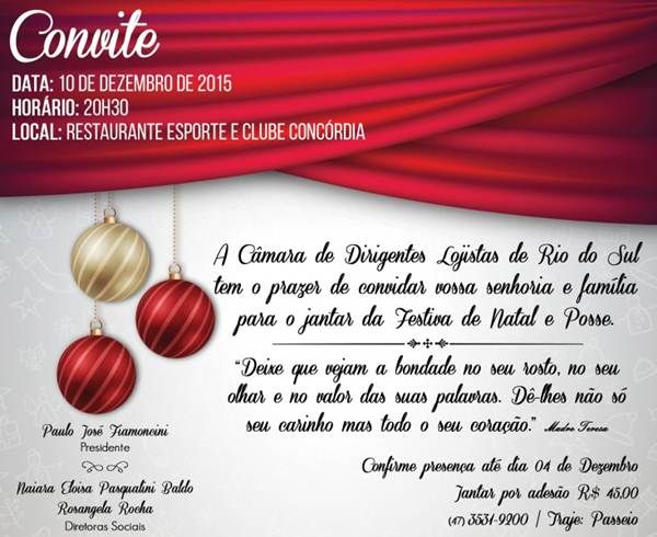 Convite Para Festa De Natal Da Empresa â Modelos De Convite Convite Para Festa De Natal Da Empresa â Modelos De Convite