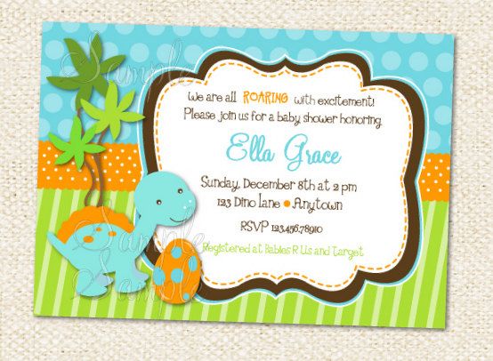 Dinosaur Baby Shower Dinosaur Baby Shower