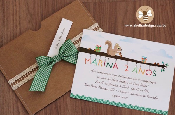 Convite Infantil Personalizado Convite Infantil Personalizado