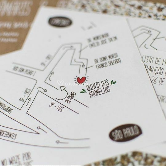 Convite E Mapa OrquÃdea De Estúdio Mudda Convite E Mapa OrquÃdea De Estúdio Mudda