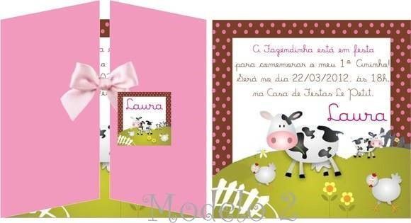 Convite Tema Fazendinha â Modelos De Convite Convite Tema Fazendinha â Modelos De Convite