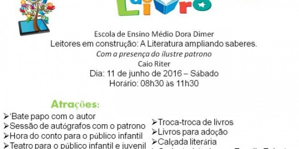 Convite Feira Do Livro 2016 Convite Feira Do Livro 2016
