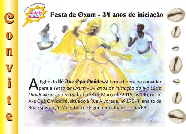 Festa De Oxum 2015 » Ilà Asà Opà Omidewà Festa De Oxum 2015 » Ilà Asà Opà OmidewÃ