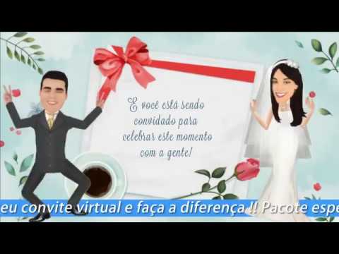 Convite Virtual Casamento Animado By Katia Hoehne Convite Virtual Casamento Animado By Katia Hoehne