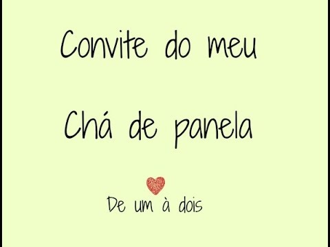 Convite Do Chá De Panela Cozinha Diferente E Criativo Convite Do Chá De Panela Cozinha Diferente E Criativo