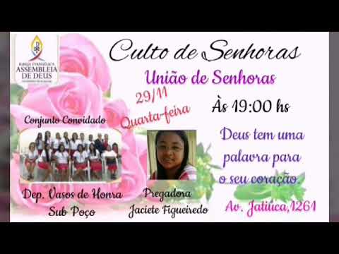 Convite Culto De Senhoras Convite Culto De Senhoras