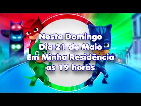 Convite Animado (pj Masks) Convite Animado (pj Masks)