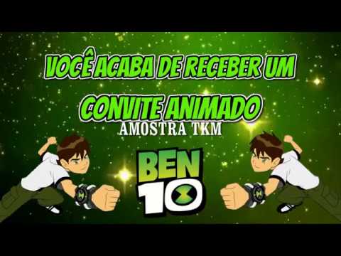 Convite Animado Ben 10 Tkm Convites Animados Convite Animado Ben 10 Tkm Convites Animados