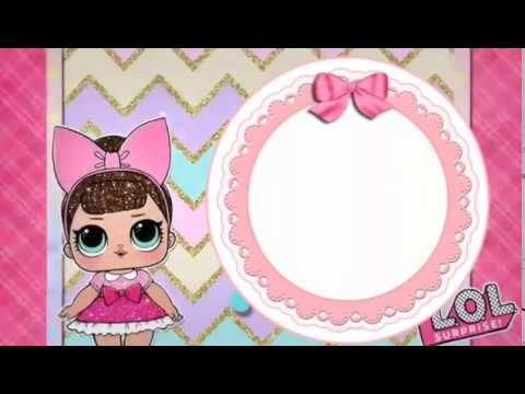 Convite Animado Lol Surprise Gratis Para Editar Convite Animado Lol Surprise Gratis Para Editar