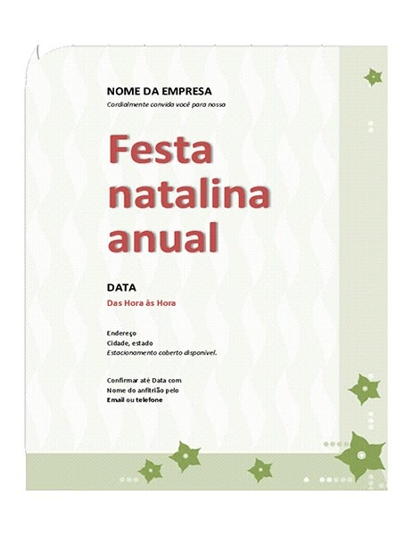 Convite Para Festa Natalina Da Empresa Convite Para Festa Natalina Da Empresa