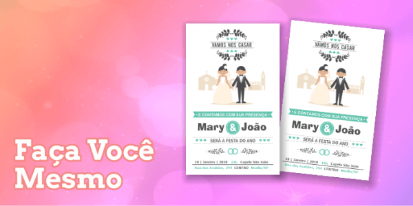 Convite Editável Casal Na Igreja Convite Editável Casal Na Igreja