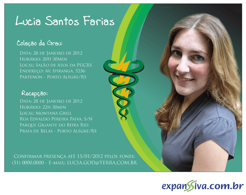 Convites Para Formatura M1722 Convites Para Formatura M1722