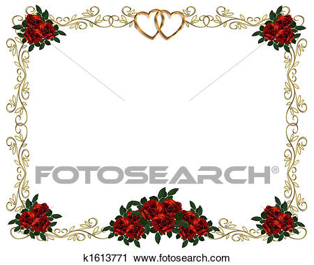 Rosas Vermelhas, Borda, Convite Clipart Rosas Vermelhas, Borda, Convite Clipart