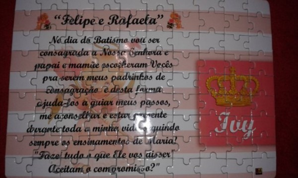 Convite Aos Padrinhos De Batismo Convite Aos Padrinhos De Batismo