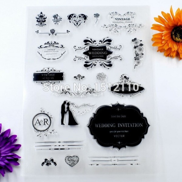 Tamanho A4 Scrapbook Diy Foto CartÃµes Do Convite Do Casamento Do V