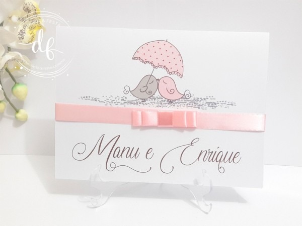 Convite De Casamento Passarinhos In Love 03 Convite De Casamento Passarinhos In Love 03