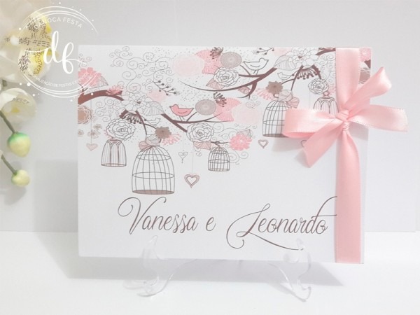 Convite De Casamento Passarinhos In Love 04 Convite De Casamento Passarinhos In Love 04