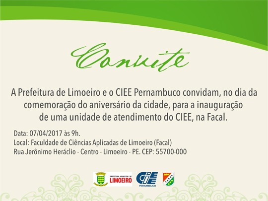 Ciee Inaugura Unidade De Atendimento Em Limoeiro » Ciee Ciee Inaugura Unidade De Atendimento Em Limoeiro » Ciee