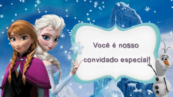 VÃdeo Convite Animado Frozen VÃdeo Convite Animado Frozen