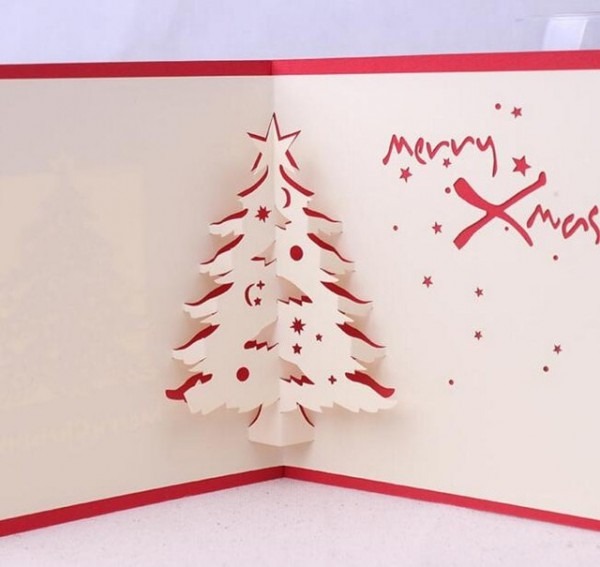 10 Pcs Ãrvore De Natal Handmade Kirigami Origami 3d Pop Up Cartões 10 Pcs Ãrvore De Natal Handmade Kirigami Origami 3d Pop Up Cartões