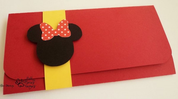 Convite Artesanal Minnie Mouse Convite Artesanal Minnie Mouse