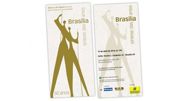 Convite BrasÃ­lia SÃ­ntese Das Artes