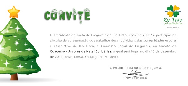 Apresentação Das Ãrvores De Natal Solidárias Apresentação Das Ãrvores De Natal Solidárias