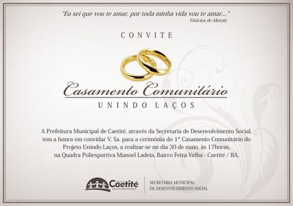 Caetfest NotÃcias Convite Caetfest NotÃcias Convite