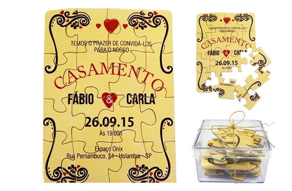 Convite De Casamento Quebra Convite De Casamento Quebra