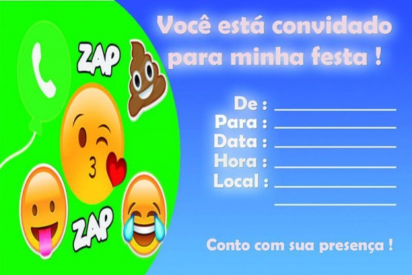 Convite Whatsapp Convite Whatsapp