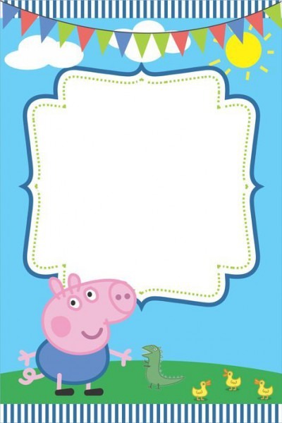 Convites Gratuitos Da Peppa Pig Convites Gratuitos Da Peppa Pig