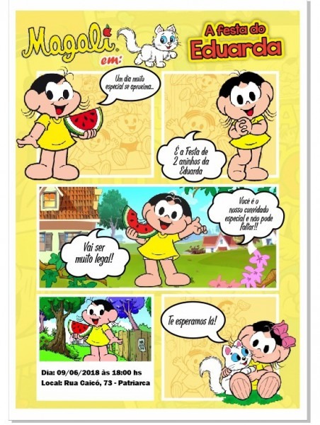 Arte Convite Digital Magali Gibi Arte Convite Digital Magali Gibi